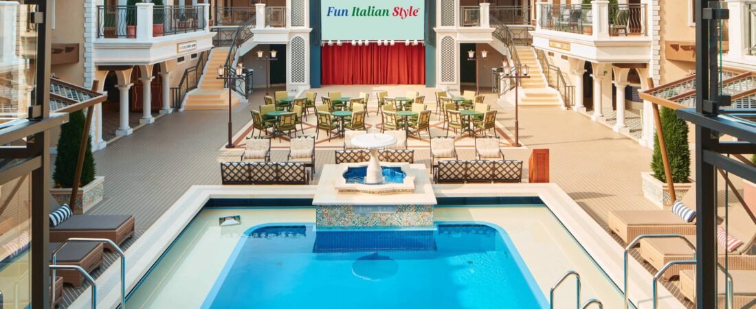 Splashes of Fun at Carnival Firenze’s Pool Area
