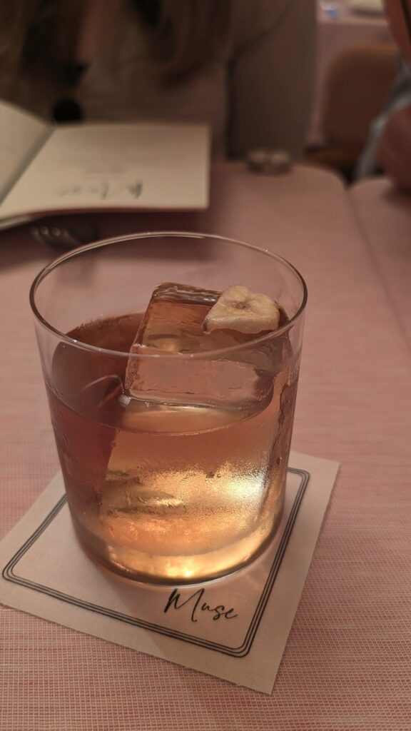 Old Fashioned on a Muse coaster