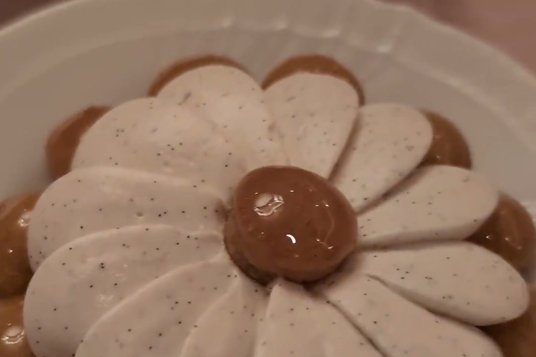 Vanilla St. Honoré dessert at Muse Santa Monica