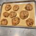 A tray of chocolate chip cookies the kids baked at The Gourmandise School
