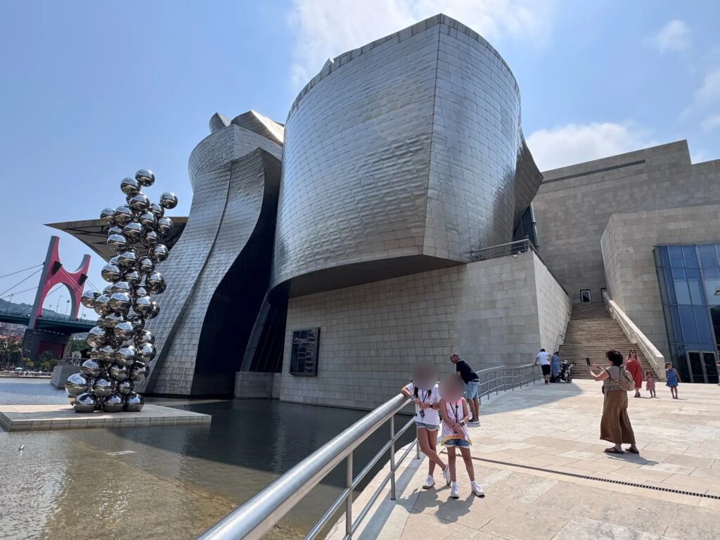 The Guggenheim Museum Bilbao, the main stop on our Bilbao shore excursion