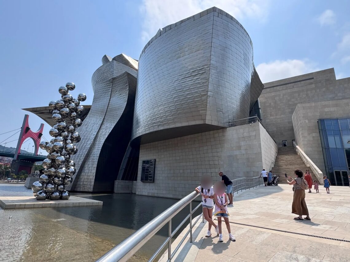 The Guggenheim Museum Bilbao on our Bilbao shore excursion