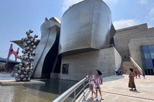 The Guggenheim Museum Bilbao on our Bilbao shore excursion