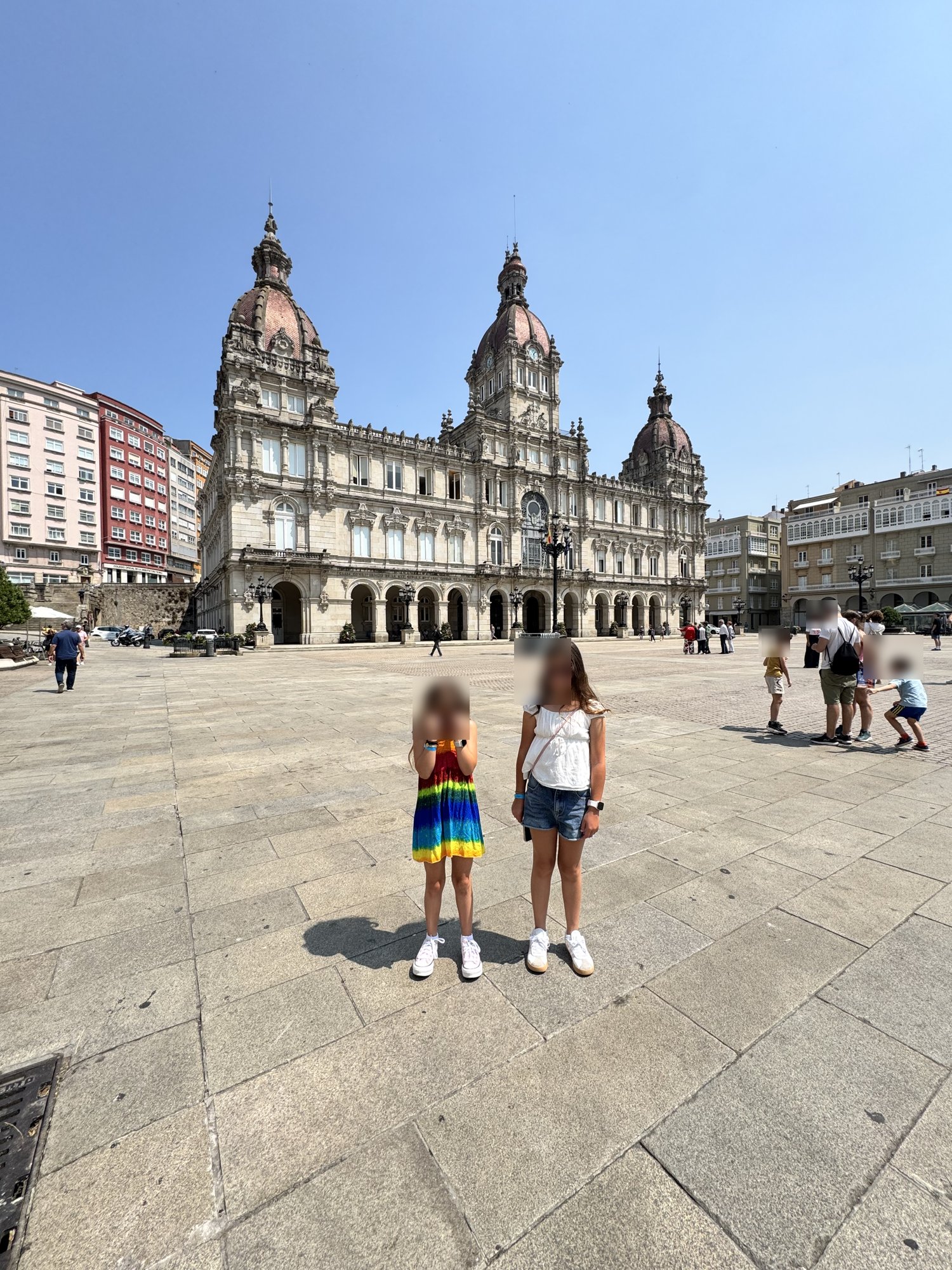 María Pita Square and City Hall in La Coruña, Spain