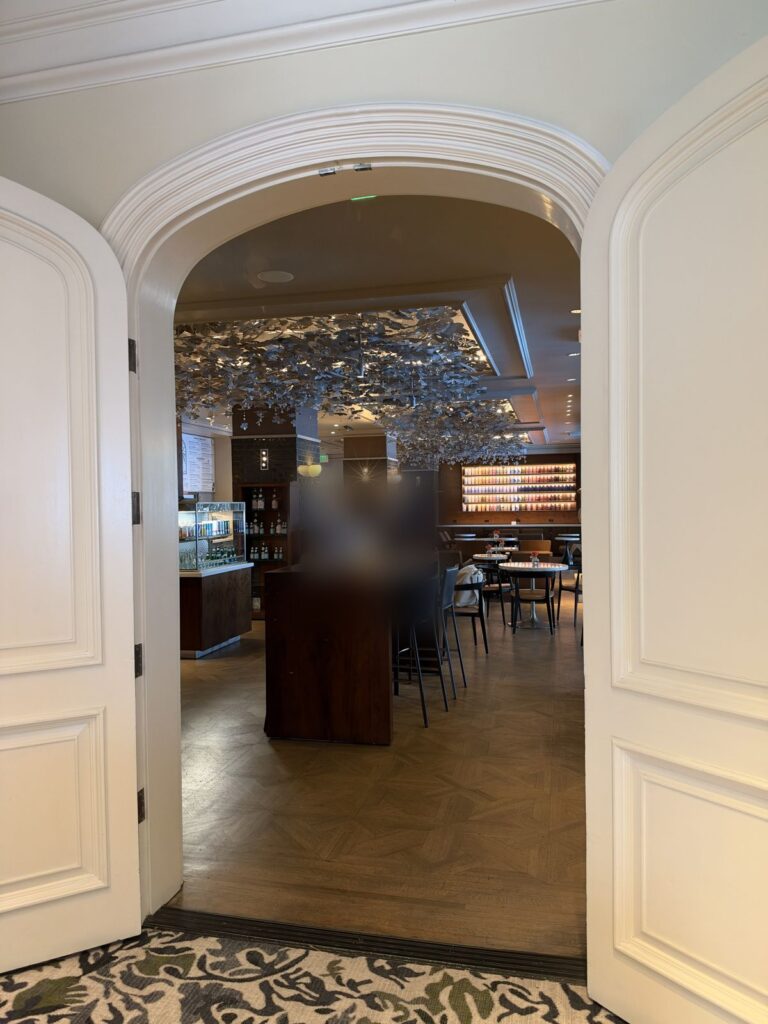 Entrance to The Market Place café at the Ritz-Carlton Laguna Niguel